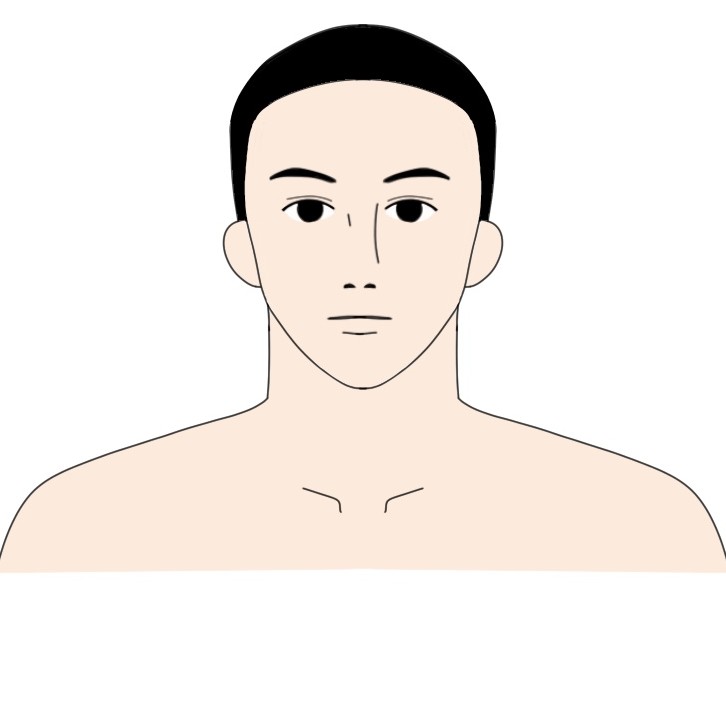 身長160cm体重75kg程度の男性が23kg痩せた顔の見た目の変化アフター