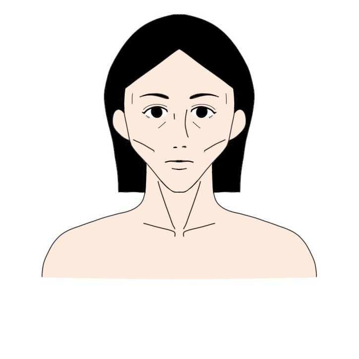 身長155cm体重60kg程度の女性が23kg痩せた顔の見た目の変化アフター