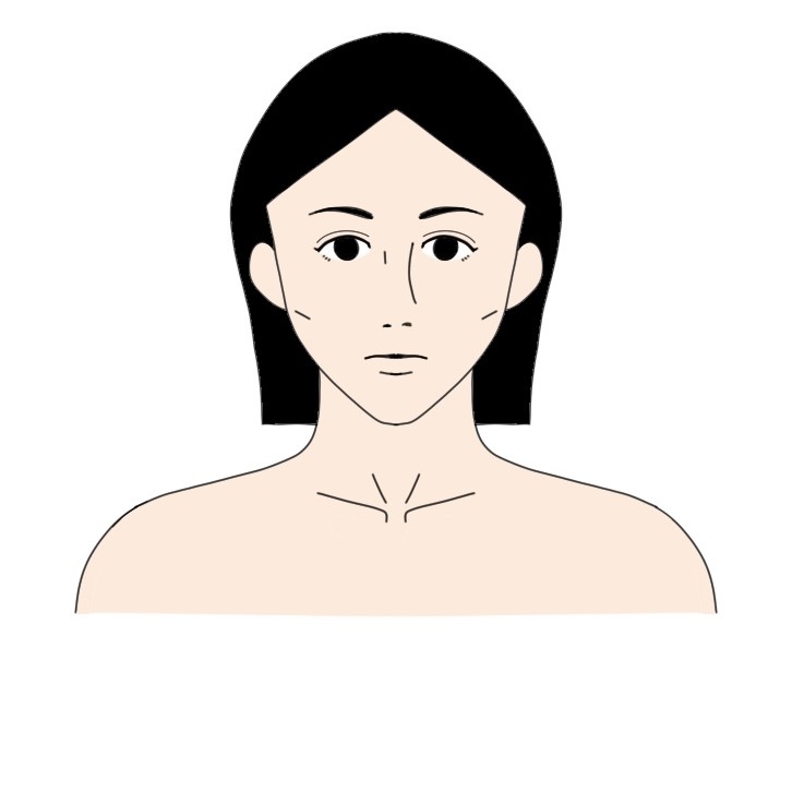 身長150cm体重60kg程度の女性が23kg痩せた顔の見た目の変化アフター