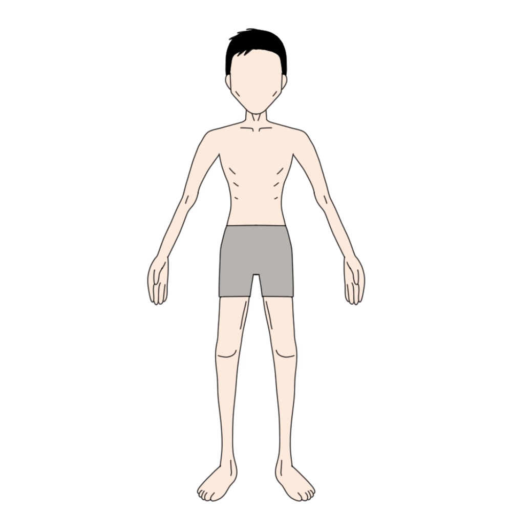 身長180cm体重70kg程度の男性が19kg痩せた体の見た目の変化アフター