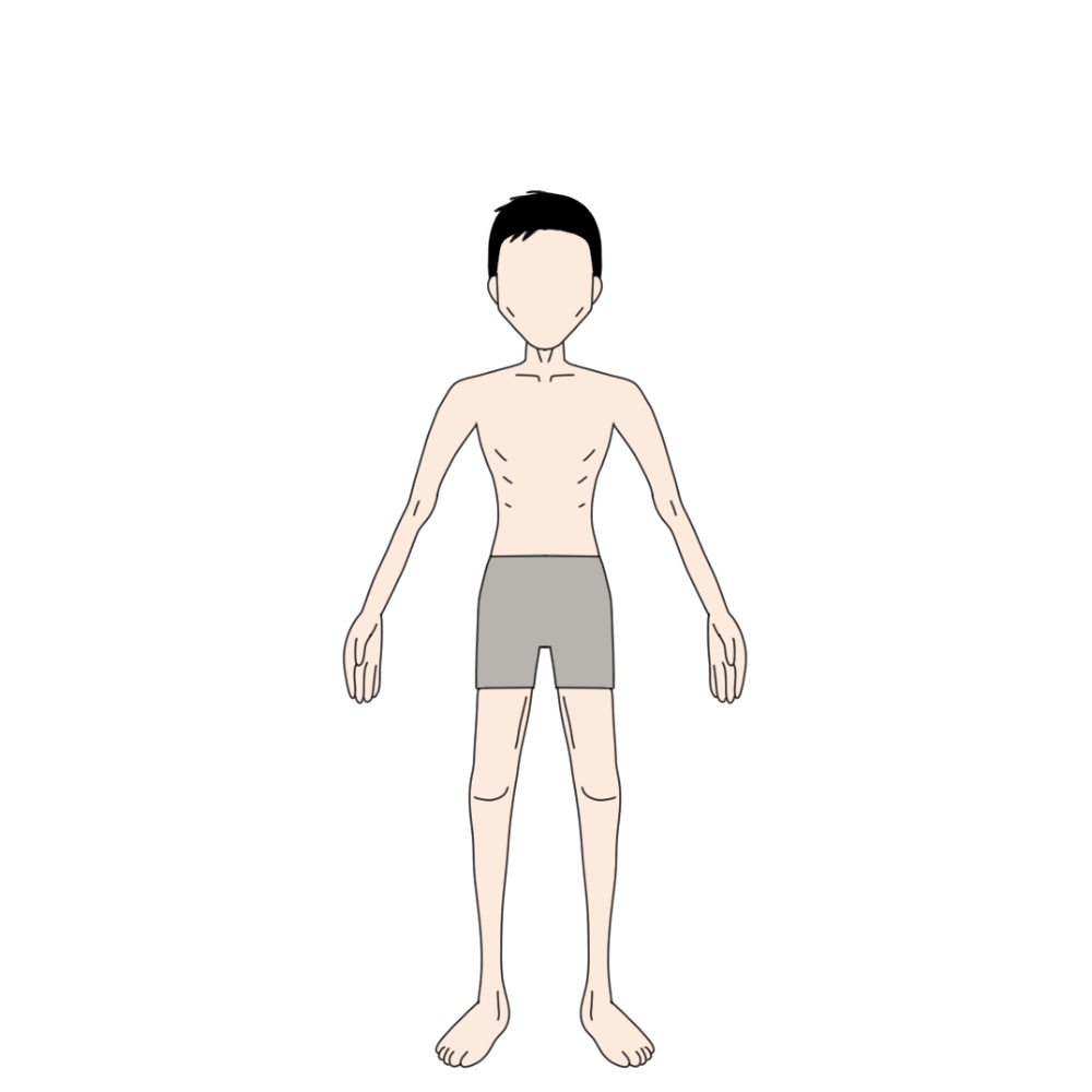 身長160cm体重65kg程度の男性が26kg痩せた体の見た目の変化アフター