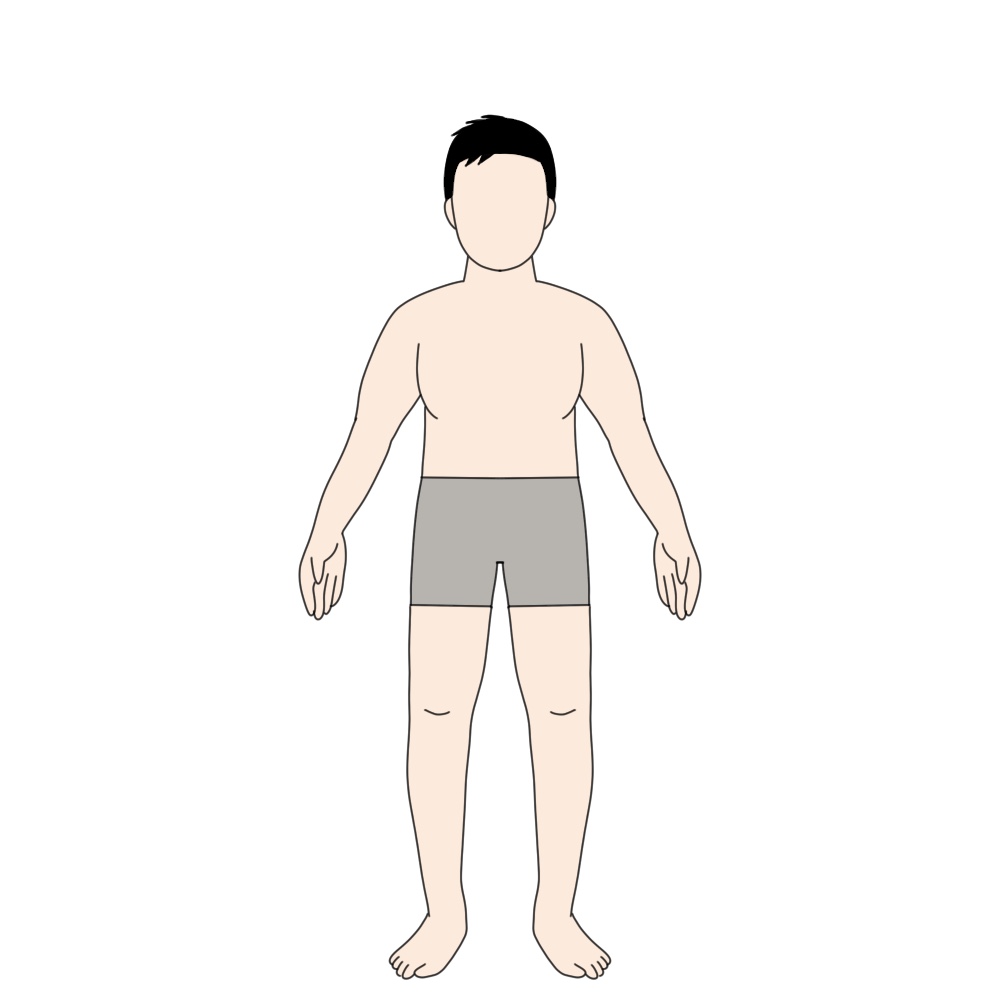 身長170cm体重100kg程度の男性が23kg痩せた体の見た目の変化アフター