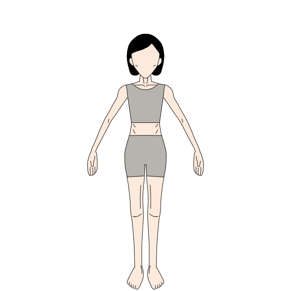 身長155cm体重60kg程度の女性が23kg痩せた体の見た目の変化アフター