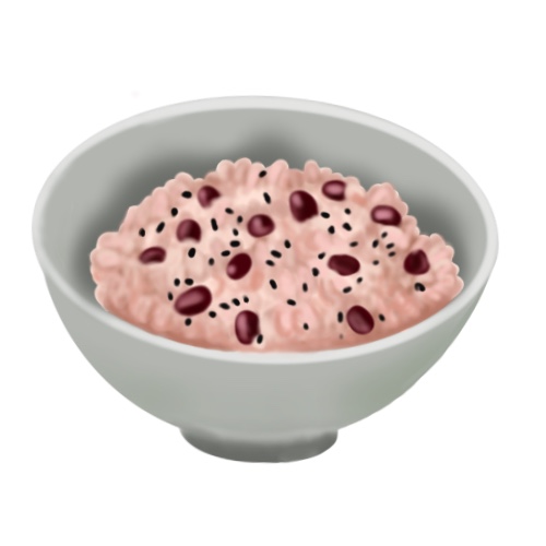 赤飯のフリー画像