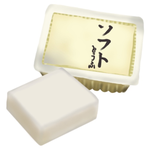 ソフト豆腐のフリー画像