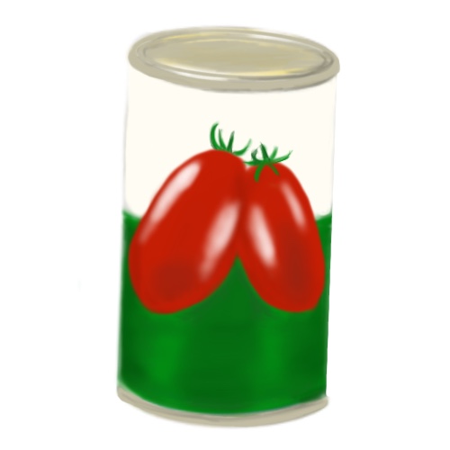 ホールトマトのフリー画像